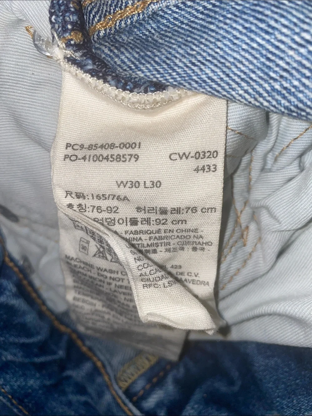 Levi's Blue Straight Men's Jeans